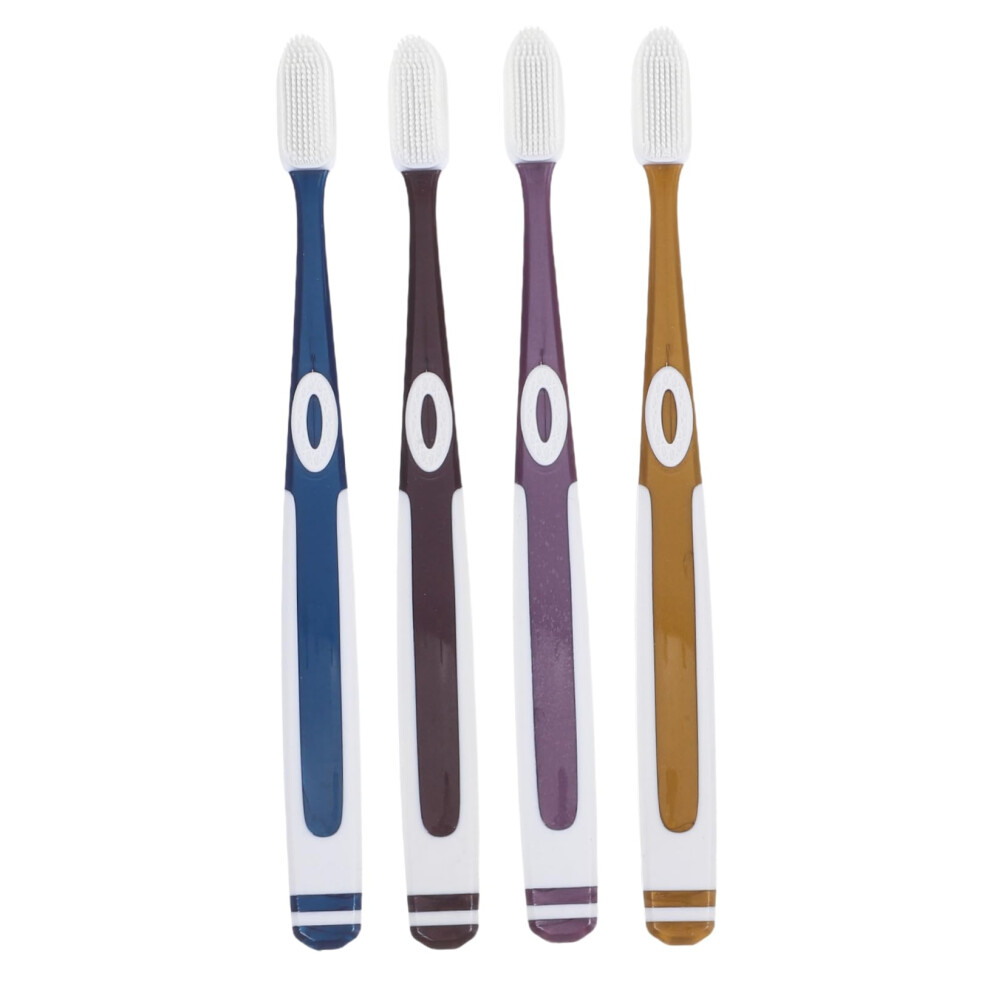 Silicone Toothbrush with Soft Bristles Ergonomic AntiSlip Handle QuickDry Design for Adults