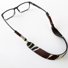 Cinturino per occhiali, catenelle regolabili per occhiali da donna, cinturino per occhiali da sole flessibile e antiscivolo, colore caffè