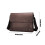 Τσάντα Crossbody Premiums από Δερμάτινη Υφή για Άνδρες, Ελαφριά Τσάντα Ώμου με 3