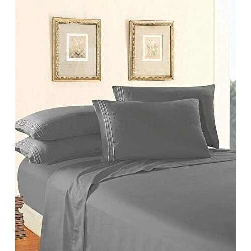 Ensemble de draps complet en microfibre – Résistant à la décoloration, poches profondes 2