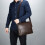 Τσάντα Crossbody Premiums από Δερμάτινη Υφή για Άνδρες, Ελαφριά Τσάντα Ώμου με 5