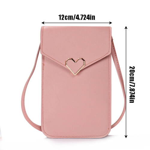 Μίνι δερμάτινη τσάντα crossbody BVXEEP για γυναίκες – Τσάντα τηλεφώνου με οθόνη αφής και 1