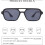 Γυαλιά ηλίου Vintage Aviator Small Frame της δεκαετίας του '70 για γυναίκες και άνδρες, 3
