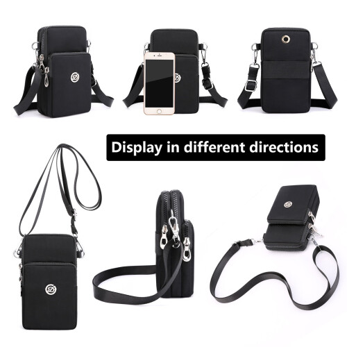 Μικρή τσάντα κινητού τηλεφώνου Crossbody για γυναίκες με πολλές τσέπες και μίνι 2