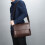 Τσάντα Crossbody Premiums από Δερμάτινη Υφή για Άνδρες, Ελαφριά Τσάντα Ώμου με 4