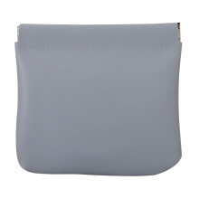 Elegante neceser de maquillaje con cierre automático para mujer, portátil, organizador de viaje y sin cremallera.
