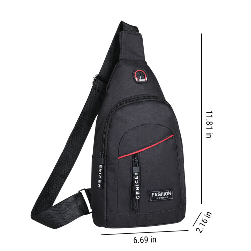 Τσάντες Crossbody για άνδρες, σακίδιο πλάτης ώμου, μικρό σακίδιο πλάτης με ιμάντες 2