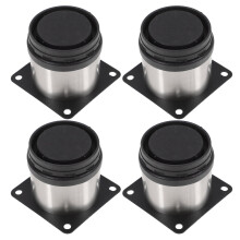 Verstelbare roestvrijstalen meubelpoten, 4 stuks, ronde poten voor thuis, 50x60x50mm