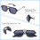 Γυαλιά ηλίου Vintage Aviator Small Frame της δεκαετίας του '70 για γυναίκες και άνδρες, 4