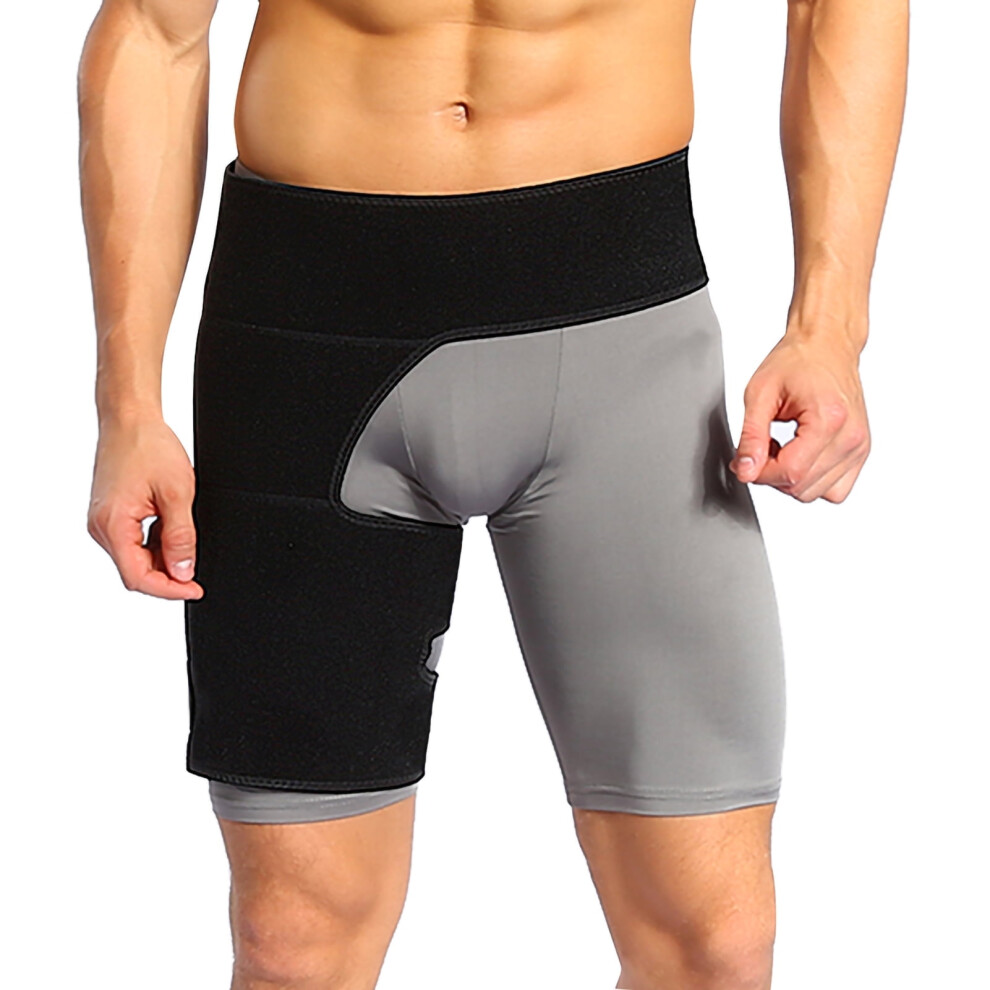 Hip brace for sciatica pain relief with compression support