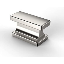 Paquete de 15 pomos de níquel satinado cepillado para gabinetes de cocina, herrajes para cajones de cómoda, pomos de zinc para cajones de cómoda.