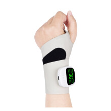 Polsband met verwarmde handmassagefunctie voor verstuikte polsen, verstelbaar, draagbaar en met warmtefunctie.