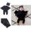 Baby Bat My First Halloween Outfit Μακρυμάνικη Ολόσωμη Φόρμα με Καπέλο 1