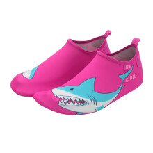 Sneakers Samhraidh do Chailíní le Prionta Siorc Cartúin do Chailíní le Bróga Trá Lasmuigh le Dearadh Nua-Aimseartha atá Éasca le Glanadh