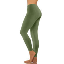 2025Liquidação, Calças de Yoga Femininas Lisas, Justas, com Cintura Elástica