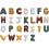 Cuscino con l'alfabeto, lettere inglesi decorative, cuscino da divano 2