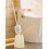 Toalettborste och hållare set beige 1-pack 1