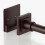 Black Adjustable Tension Shower Rod31-79in 1
