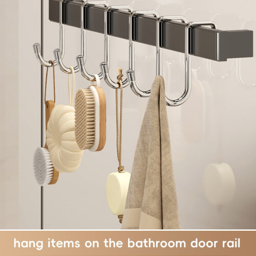 Stainless Steel Over-Door Hook for Cabinets 2