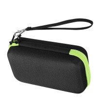 Shockproof EVA Thermometer Case with Green Zipper and Lanyard for Travel Storage