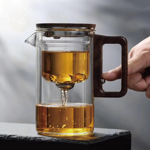 Τσαγιέρα Enchanti 720ml με εγχυτήρα και σουρωτήρι για ανθισμένο/χύμα τσάι – Συμβατή με 1