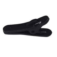 Clip per cuffie girevole, morsetto per cavo auricolari, morsetto per abbigliamento, supporto di fissaggio portatile e sicuro, nero