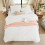 Full Size Comforter Set White Prewashed 3-Piece 5