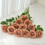 Black Artificial Roses Silk Bouquet with Long Stems 12PC 5