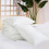 Full Size Comforter Set White Prewashed 3-Piece 4