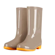 Rain Boots Women Waterproof Non- Casual Shoes Long Rain Boots Wide Calf For Gardening Outdoor Work And Everyday Wear Rain Boots Khaki