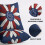 Set di federe per cuscini con margherite patriottiche, 45x45 cm, in cotone e lino. 5