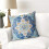 Conjunto de 2 capas de almofada Boho 20x20 polegadas, estampa persa dupla face, algodão macio e felpudo, capas decorativas para sofá/cama (azul) 6