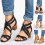 Γυναικεία Σανδάλια, Μοντέρνα Σανδάλια με Μεσαίο Τακούνι, Καθημερινά Παπούτσια, 1