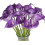 Μίνι Τεχνητά Νυφικά Μπουκέτα Calla Lily10Stem Τεχνητά Λουλούδια από Λάτεξ με Αληθινή Αφή 4
