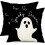 Μαξιλαροθήκες Halloween20x20 Μαξιλαροθήκες Halloween με θέμα τα φαντάσματα Διακοσμητικά 1