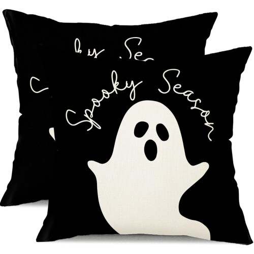 Μαξιλαροθήκες Halloween20x20 Μαξιλαροθήκες Halloween με θέμα τα φαντάσματα Διακοσμητικά