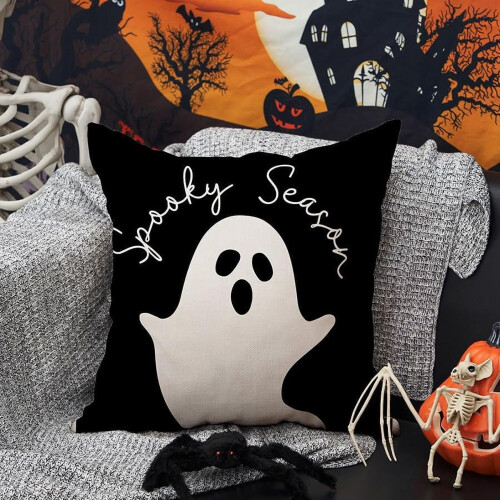 Μαξιλαροθήκες Halloween20x20 Μαξιλαροθήκες Halloween με θέμα τα φαντάσματα Διακοσμητικά 1