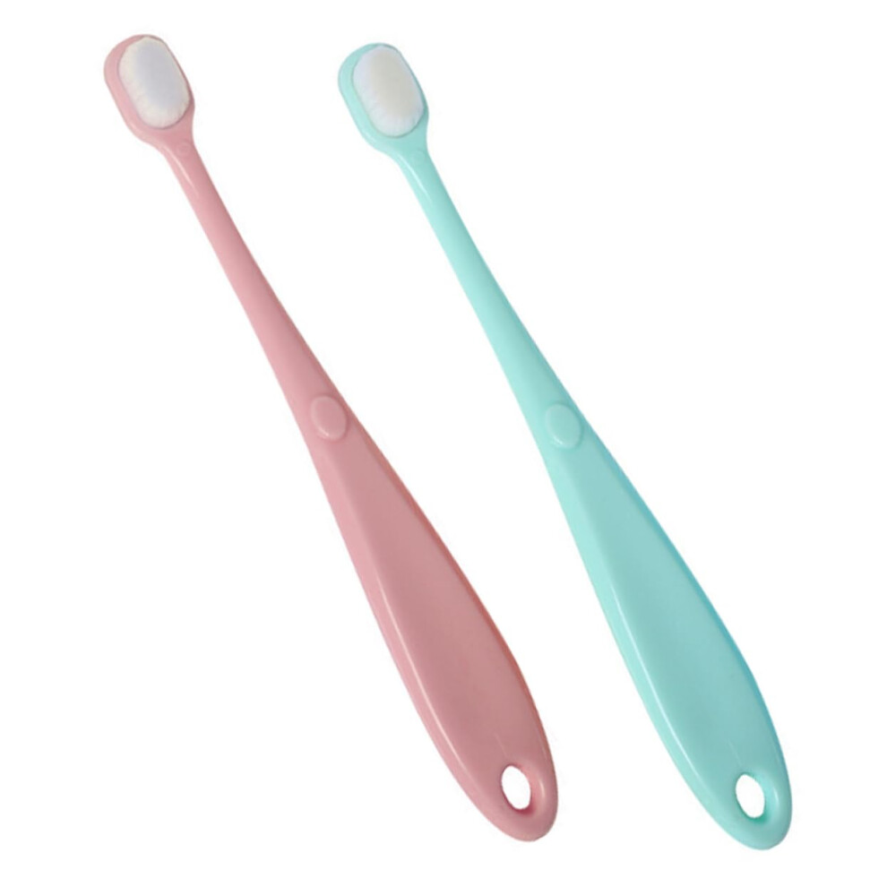 Baby Toothbrush Set for Newborns with Soft Bristles, Gentle Gum Care, Compact Brush Head, 2pcs
