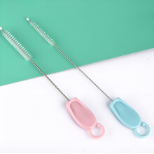 Brosse de nettoyage pour pailles ACDANC – Brosse à poils robustes pour pailles en acier inoxydable, verre, silicone et métal, becs de théière,