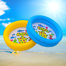 Aufblasbares Kinderbecken, dickes, aufblasbares rundes Schwimmbecken für Kinder, Babys und Kleinkinder, Outdoor-Sommer-Wasserparty-Zubehör