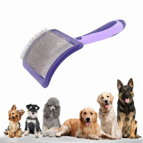 Escova para desembaraçar e remover nós de pelos de cães. 1