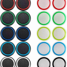 Staubdichter Silikon-Kartensteckplatzstopfen für New3DSLL3DSXL3DS2DS, 5-teiliges Set (Weiß, Schwarz)