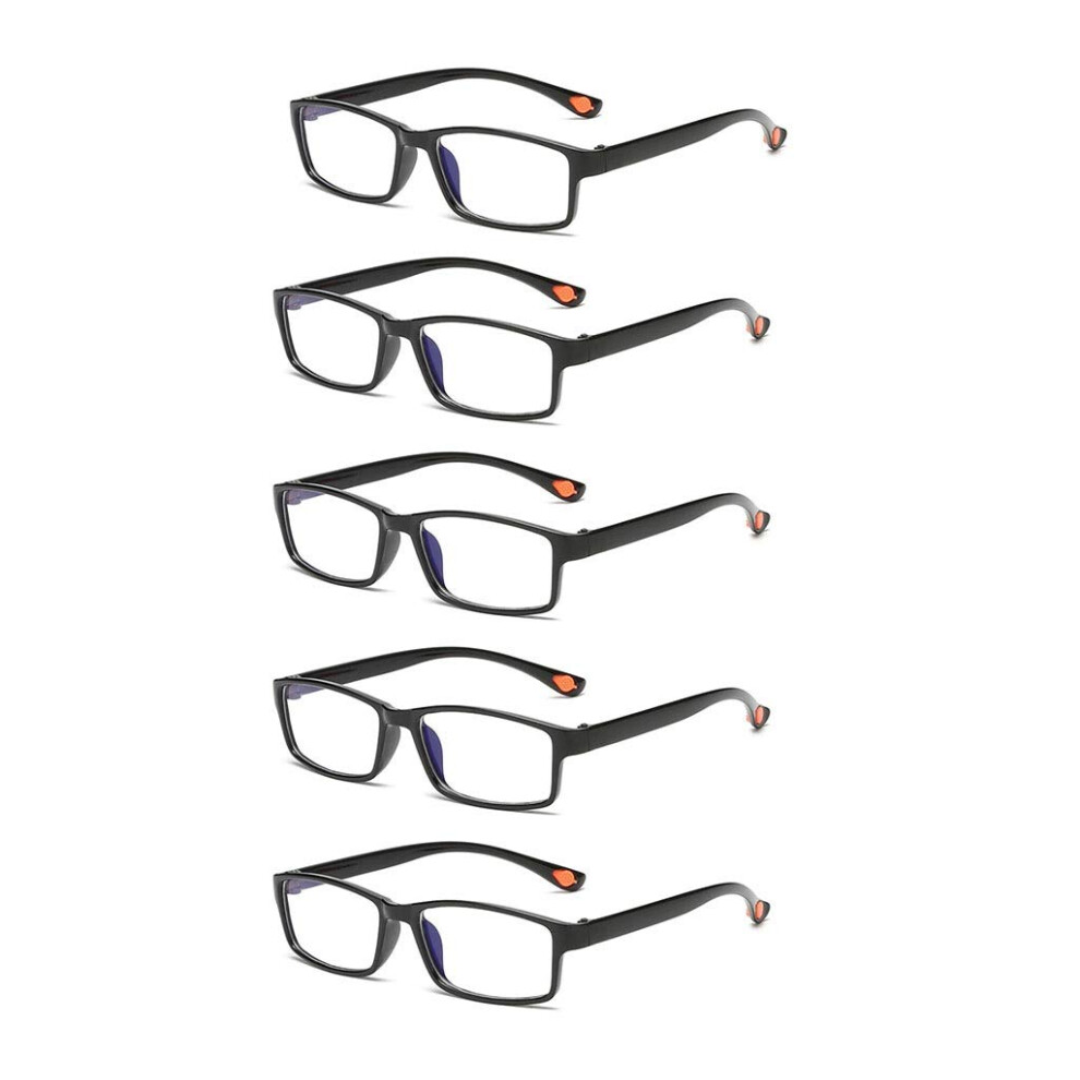 Blue/Light Blocking Reading Glasses +2.5 Ultra Tr90 Frame Computer Readers For Men And Women