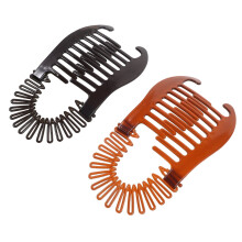 OUNONA2Pcs Gruaig Clipeanna Banana le haghaidh Earraí Airgid Thiubha Intarraingthe Glan