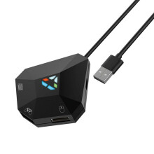 Multiplattform-Tastatur- und Mausadapter kompatibel mit Nintendo Switch/PS4/Xbox One/PS3/Xbox 360 – Plug-and-Play, verzögerungsfreier