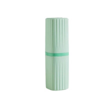 Travel Toothbrush Case with Ventilation, ImpactResistant Compact Holder, Green Polypropylene