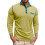 Herren-Poloshirt, einfarbig, langärmelig, klassische Passform 1