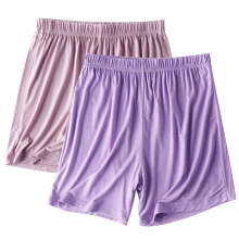 Shorts femininos lulshou, conjunto de 2 peças, cor sólida, cintura elástica, shorts finos casuais de tamanho grande para o verão, ideais para