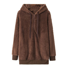 Veste d'hiver Sherpa pour femme, pull à col zippé, sweat à capuche en polaire double face – Tailles S à 4XL, idéale pour les températures