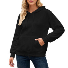 Sweat-shirts et pulls de Noël pour femmes – Pulls chauds, doux et doublés, coupe ample, vêtements d'extérieur décontractés de couleur unie